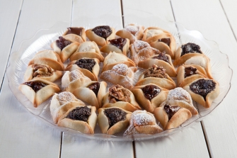 מגש אוזני המן מתוקות