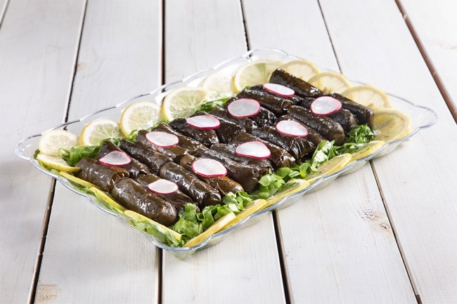 מגש מיני עלי גפן ממולאים 24יח' - טבעוני